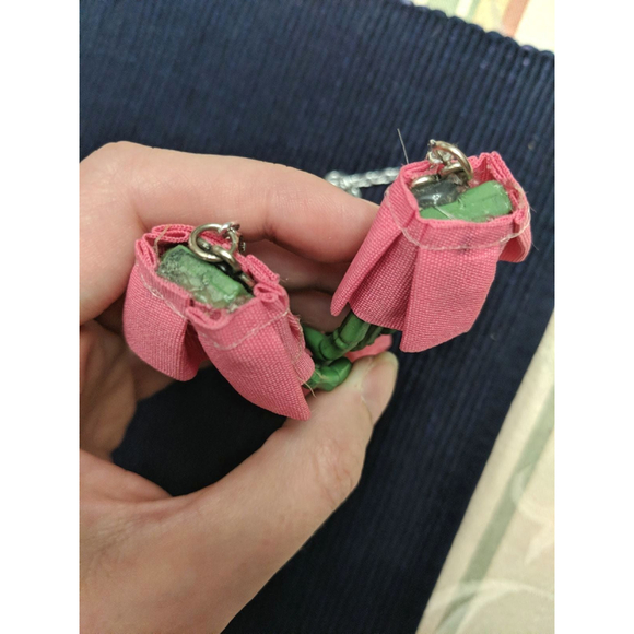 Zombie Skeleton hand Necklace Emo Mallcore Goth handmade - Picture 14 of 17